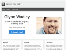 Tablet Screenshot of glynnwadley.com